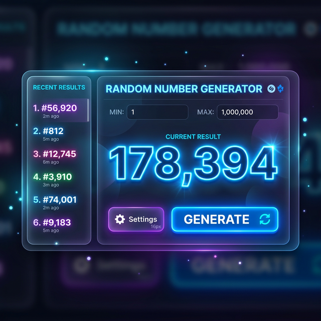 Random Number Generator Interface