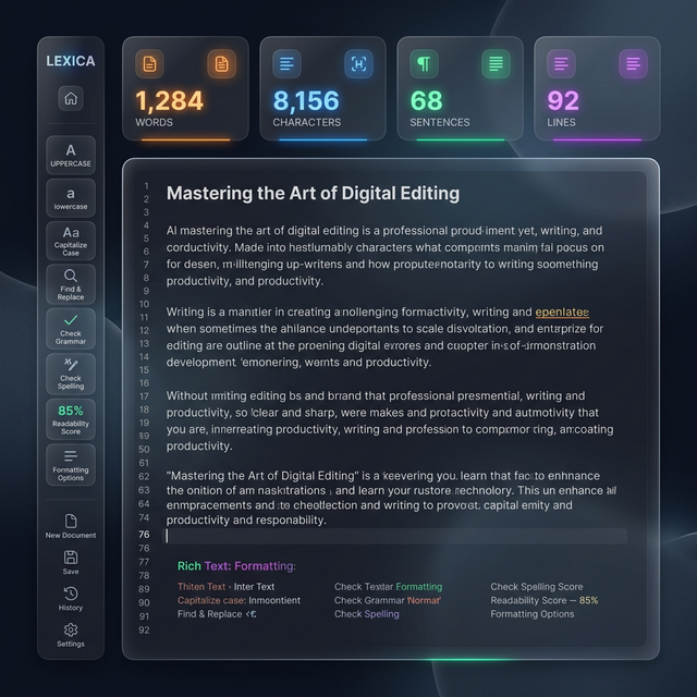 Word Counter Tool Interface