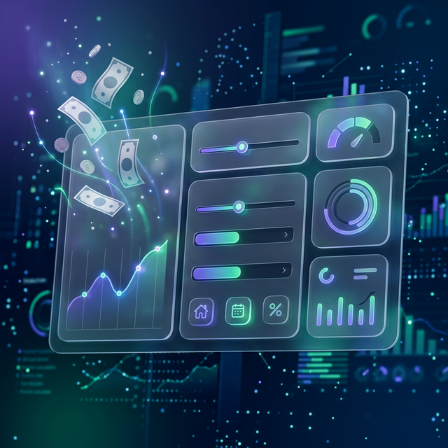 Premium Loan Calculator Dashboard